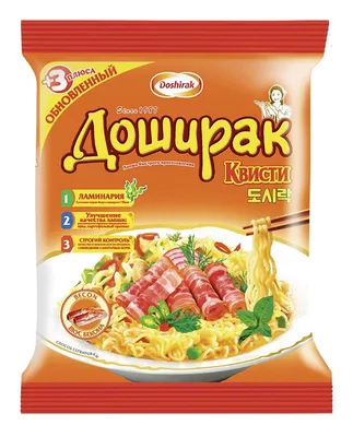 Лапша ДОШИРАК "Квисти" со вкусом бекона 70 г