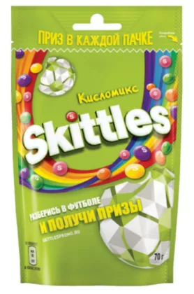 Драже SKITTLES кисломикс 70 г