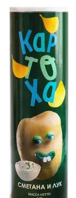 Чипсы КАРТОХА сметана и лук 50 г