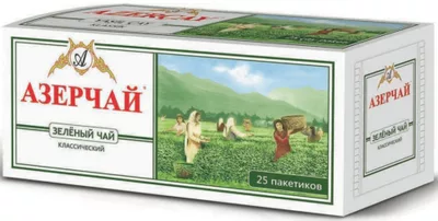 Чай зеленый АЗЕРЧАЙ "Классический" 25х2г