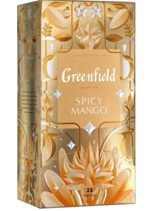 Чай зеленый GREENFIELD "Spicy Mango"  25х1,5г