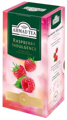 Чай черный AHMAD TEA "Raspberry Indulgence" 25х1,5г