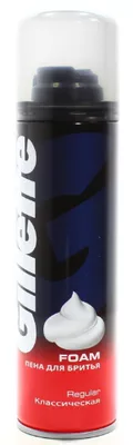 Пена для бритья GILLETTE "Regular" классическая 200 мл