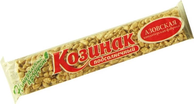 Козинак АЗОВСКАЯ КОНДИТЕРСКАЯ ФАБРИКА подсолнечный 50 г