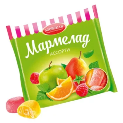 Мармелад АЗОВСКАЯ КФ Мармелад АЗОВСКАЯ КФ "Ассорти" 300 г