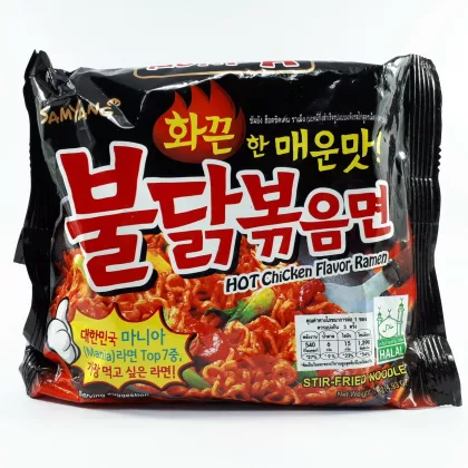 Лапша SAMYANG "Hot Chicren Flavor Ramen" со вкусом острй курицы 140 г