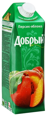 Нектар ДОБРЫЙ персик-яблоко 1 л