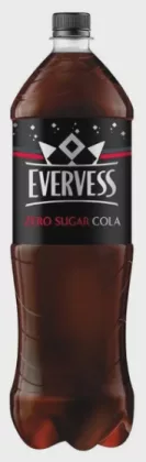 Напиток EVERVESS "Cola Zero Sugar" сильногазированный 1.5 л