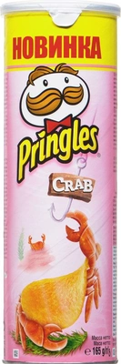 Чипсы PRINGLES краб 165 г