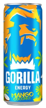 Напиток энергетический GORILLA Напиток энергетический GORILLA "Mango Coconut" 0.45 л