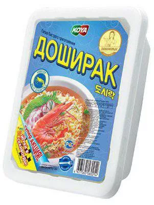 Лапша ДОШИРАК со вкусом морепродуктов с перцем 90 г