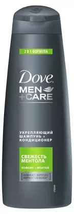 Шампунь DOVE Men+Care 2в1 "Свежесть ментола" 380 мл