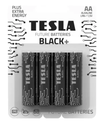 Батарейка TESLA "Black+" AA алкалиновая 1 шт.