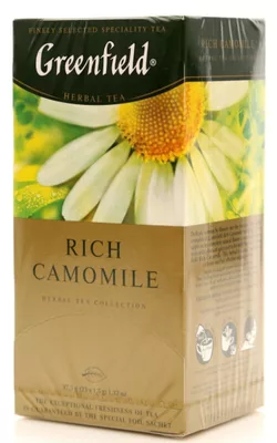 Чай травяной GREENFIELD "Rich Camomile" 25х1,5г