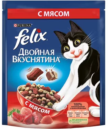 PURINA Felix "Двойная вкуснятина" с мясом 200 г