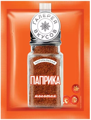 Паприка ГАЛЕРЕЯ ВКУСОВ молотая 10 г Паприка ГАЛЕРЕЯ ВКУСОВ молотая 10 г