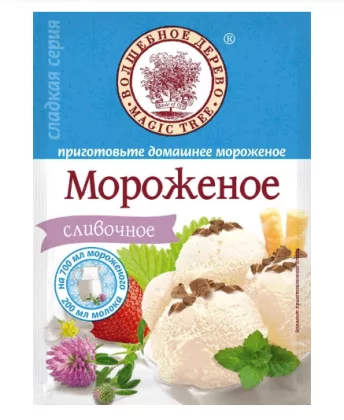 Смесь сухая ВОЛШЕБНОЕ ДЕРЕВО "Мороженое" сливочное 70 г