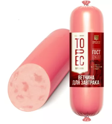 Ветчина ТОРЕС "Для завтрака" 450 шт