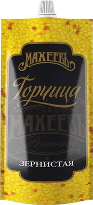 Горчица МАХЕЕВЪ "Зернистая" 140 г