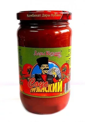 Соус ДАРЫ КУБАНИ Соус ДАРЫ КУБАНИ "Грузинский" 350 г с/б