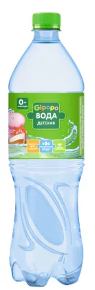 Вода питьевая GIPOPO "Черноголовская для детей" негазированная 1.5 л
