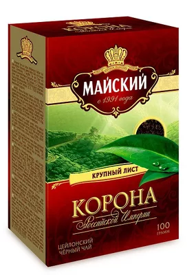 Чай черный МАЙСКИЙ "Корона Российской Империи" 100 г