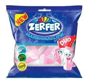Маршмеллоу ZERFER "Duo" жевательный со вкусом клубники и ванили 90 г