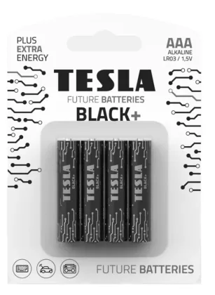 Батарейка TESLA "Black+" AAA/LR03 алкалиновая 1 шт.