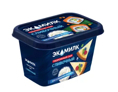Сыр ЭКОМИЛК творожный 350 г 60%
