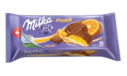 Печенье MILKA "Choco Jaffa" с апельсиновой начинкой 147 г