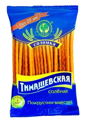 Соломка ТИМАШЕВСКАЯ соленая 100 г