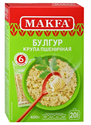 Булгур MAKFA в пакетиках 400 г
