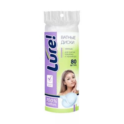 Ватные диски Lure уп.80