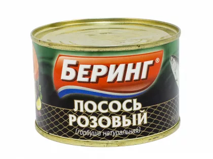 Лосось БЕРИНГ розовый натуральный 245 г