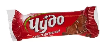 Сырок творожный ЧУДО вкус "Шоколад" глазированный 40 г 23%