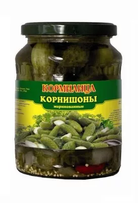 Корнишоны КОРМИЛИЦА мариннованные 370 мл