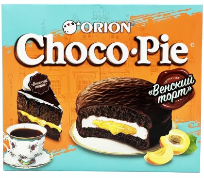Пирожное ORION "Choco Pie. Vienna Cake"  в глазури 360 г