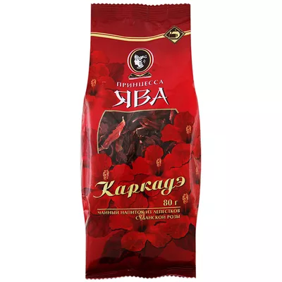 Чайный напиток ПРИНЦЕССА ЯВА "Каркадэ" 80 г