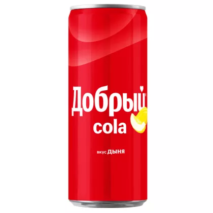 Напиток ДОБРЫЙ "Cola Дыня" сильногазированный 0.33 л