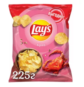 Чипсы LAYS "Краб" 225 г