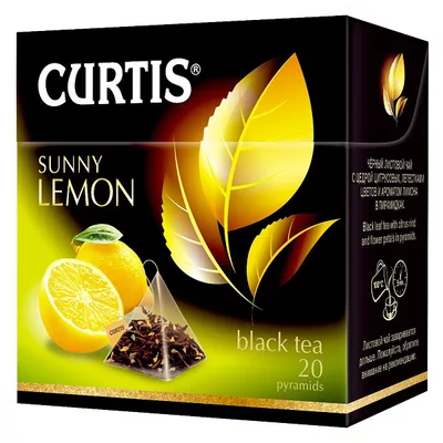 Чай черный CURTIS "Sunny Lemon" 20х1,7г