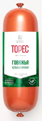 Колбаса ТОРЕС Колбаса ТОРЕС "Классическая" вареная третий сорт 450 г