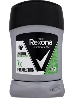 Дезодорант REXONA "Invisible Fresh Power" стик 50 мл