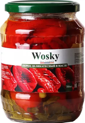 Перец деликатесный в масле Wosky, 680 г