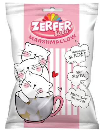 Маршмеллоу ZERFER &laquo;Solo&raquo; сливочный 65 г