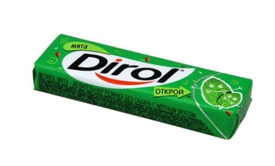 Жевательная резинка DIROL мята 13,6 г