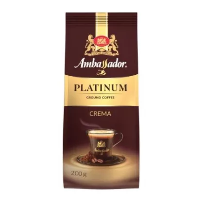 Кофе молотый AMBASSADOR "Platinum Crema" 200 г