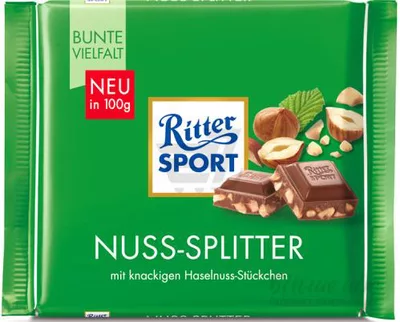 Шоколад RITTER SPORT молочный с лесным орехом 100 г