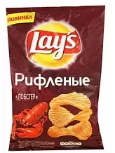 Чипсы LAYS рифленые лобстер 140 г Чипсы LAYS рифленые лобстер 140 г