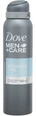 Dove Men Дезодорант Экстра защита+уход балл. аэроз. 150мл